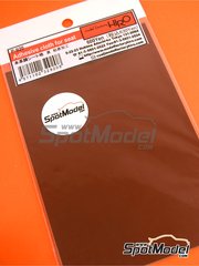 Model Factory Hiro P945: Detail - Adhesive cloth for seat, Leather
